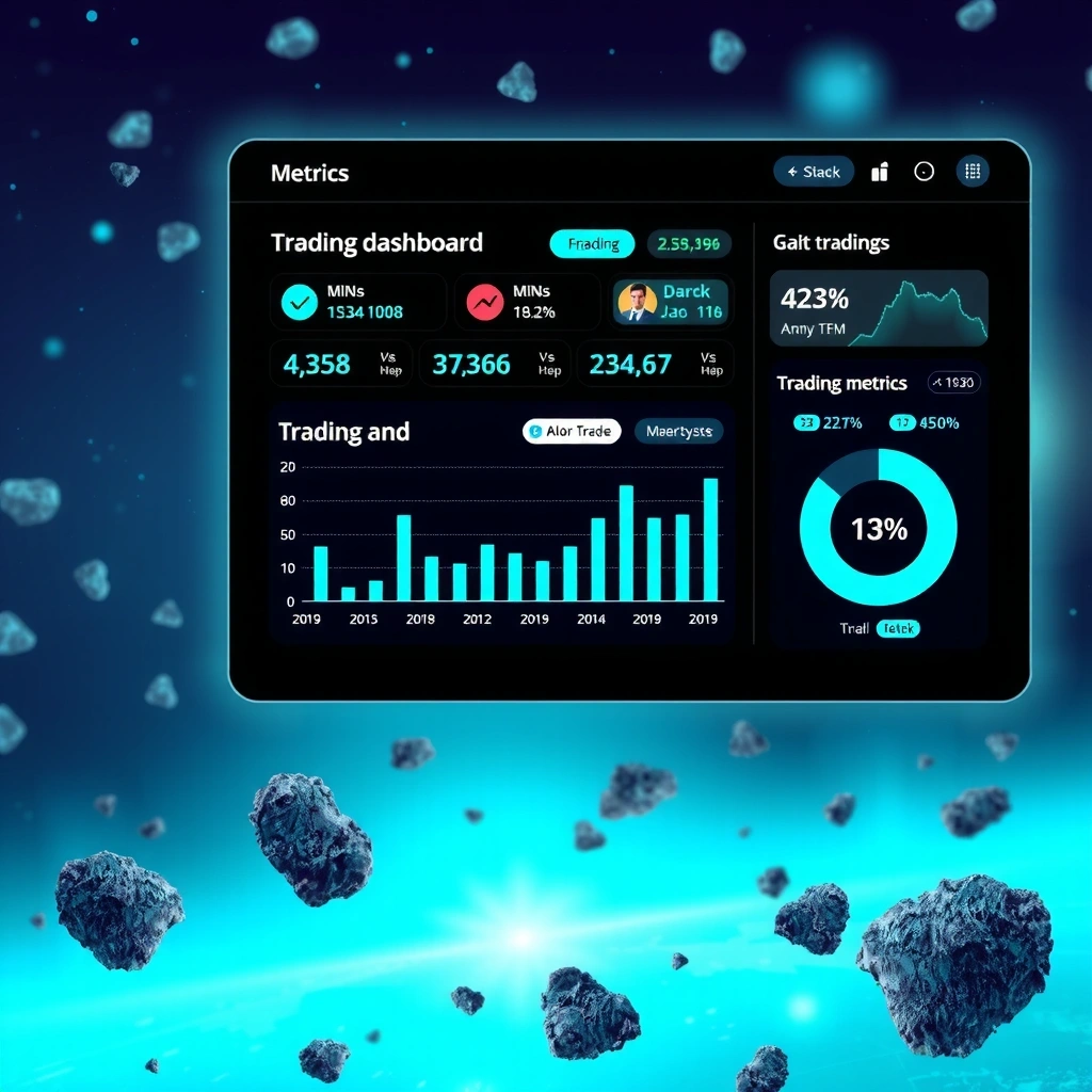 Dashboard principal con métricas de trading